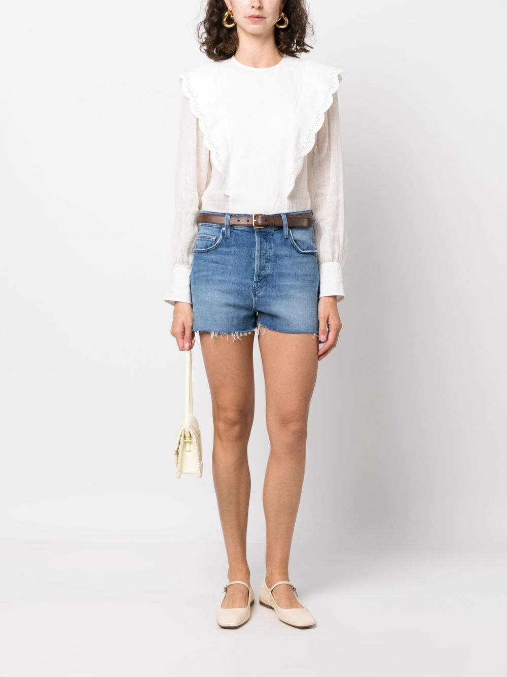 MOTHER Denim shorts - Blauw