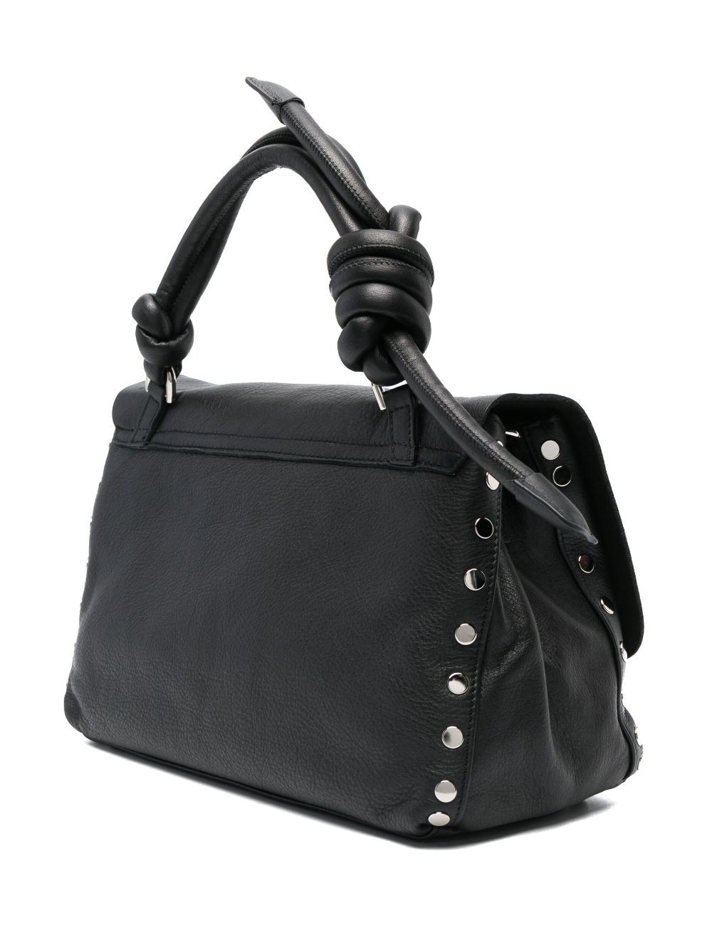 Shop Zanellato Postina Leather Tote Bag In Black