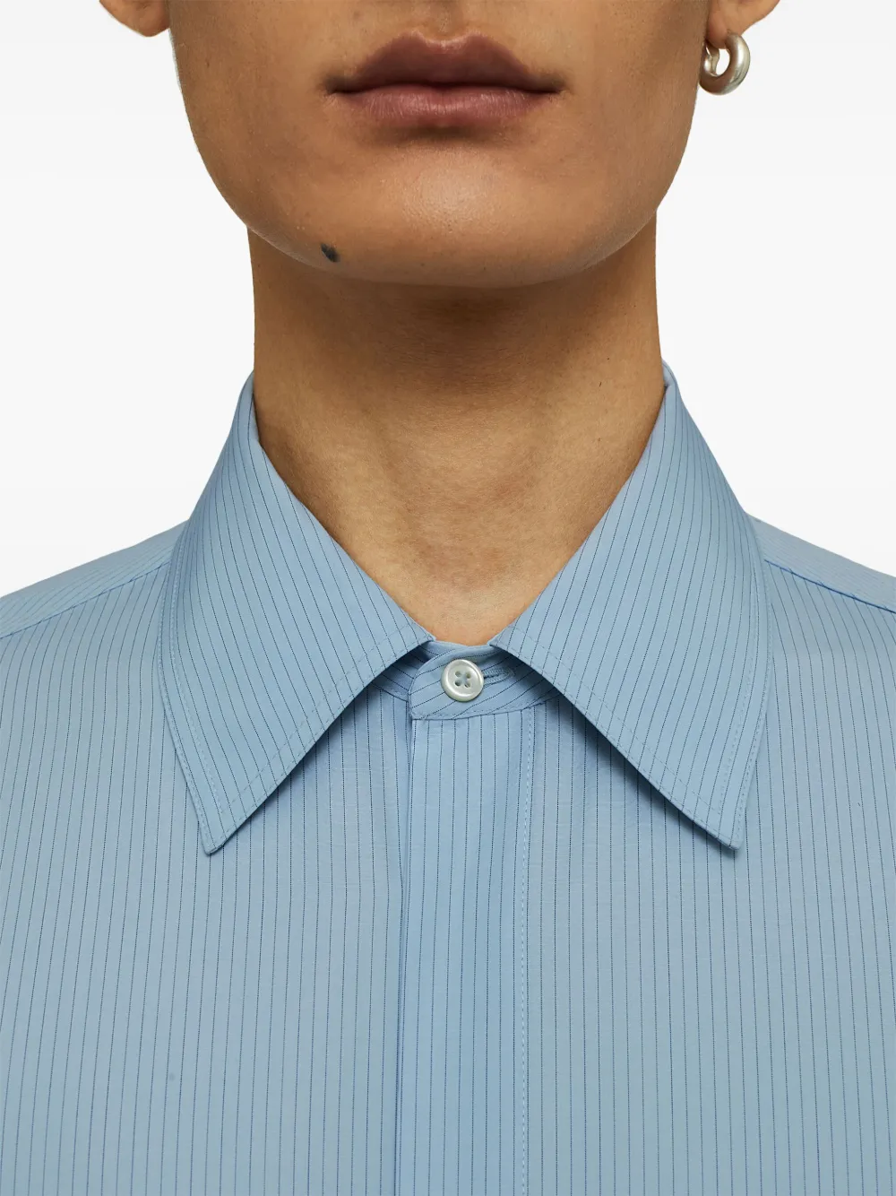 JILSANDER コットン　ストライプ　シャツ JIL SANDER NAVY（ジルサンダーネイビー）の「Jil Sander Navy