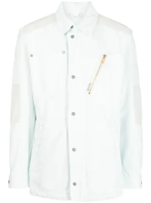 OAMC chest-pocket Shirt Jacket | Grey | FARFETCH