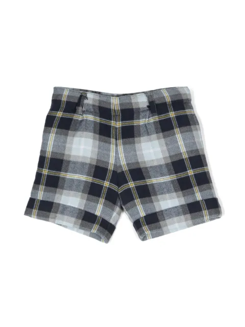 Siola plaid wool shorts