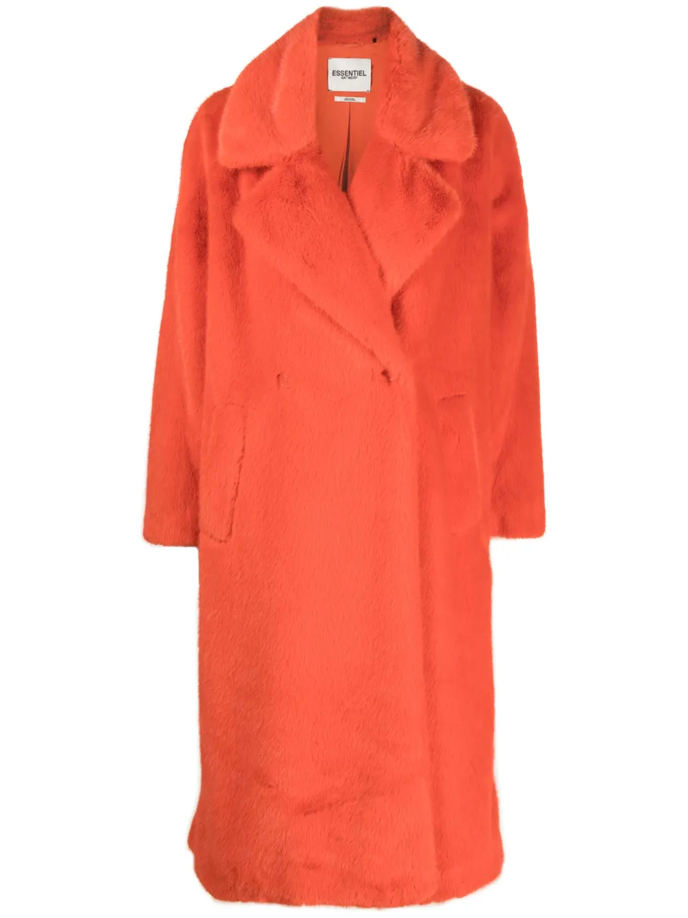 Essentiel Antwerp Jas van imitatiebont Oranje