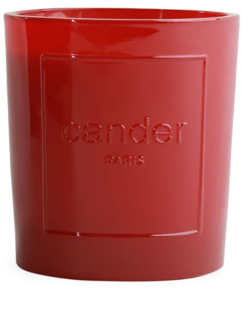 Cander Fete logo-embossed candle 