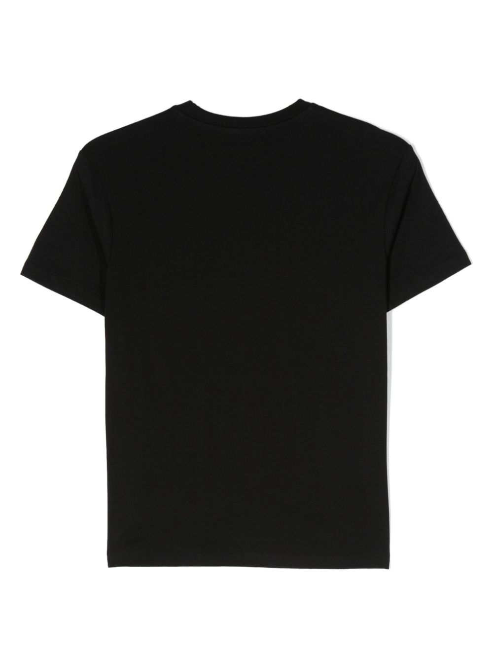 MSGM Kids patch-pocket cotton T-shirt - Zwart