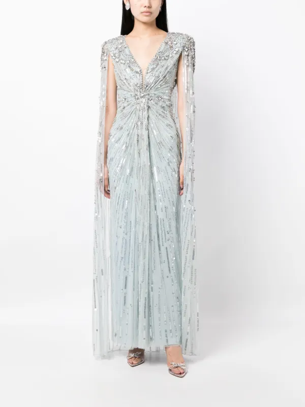 lotus lady dress Jenny Packham Lotus Lady Sequin-embellished Gown
