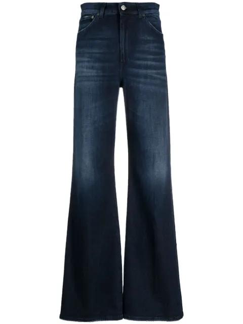 DONDUP high-waist wide-leg jeans