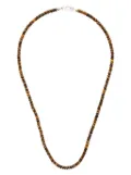 Tateossian Nodo beaded necklace - Brown