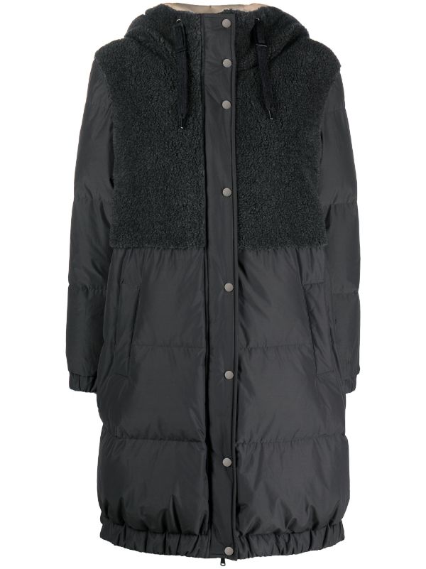 Oversized fur hood outlet jacket