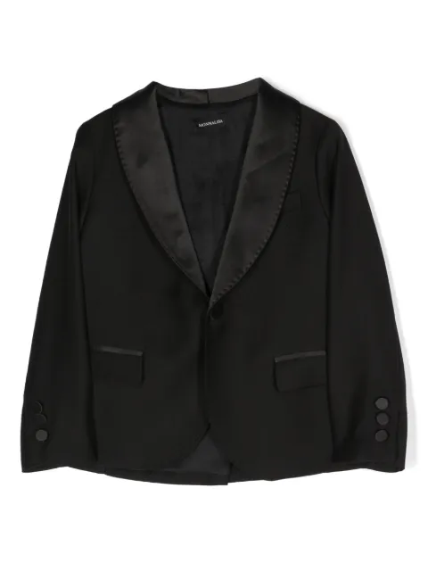 Monnalisa shawl-lapels single-breasted blazer