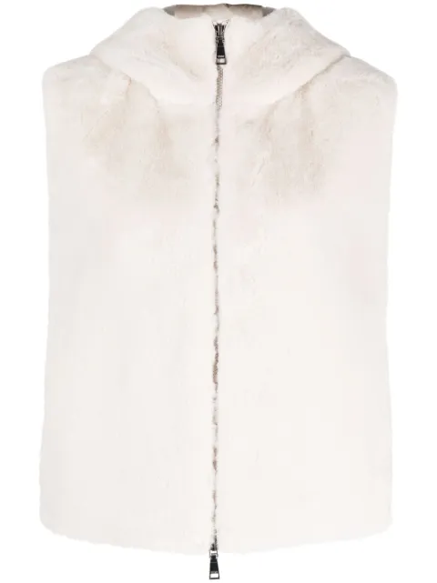 Seventy hooded fleece gilet