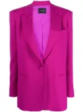 THE ANDAMANE notched-lapel single-breasted blazer - Pink