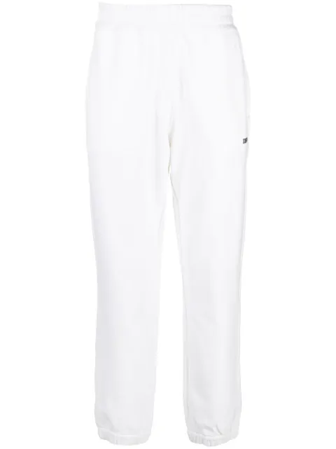 Zegna logo-print cotton track pants