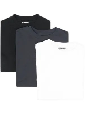 Jil Sander zip-detail crew-neck Wool T-shirt - Farfetch