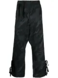 Maharishi Shinobi camouflage-pattern track pants - Black