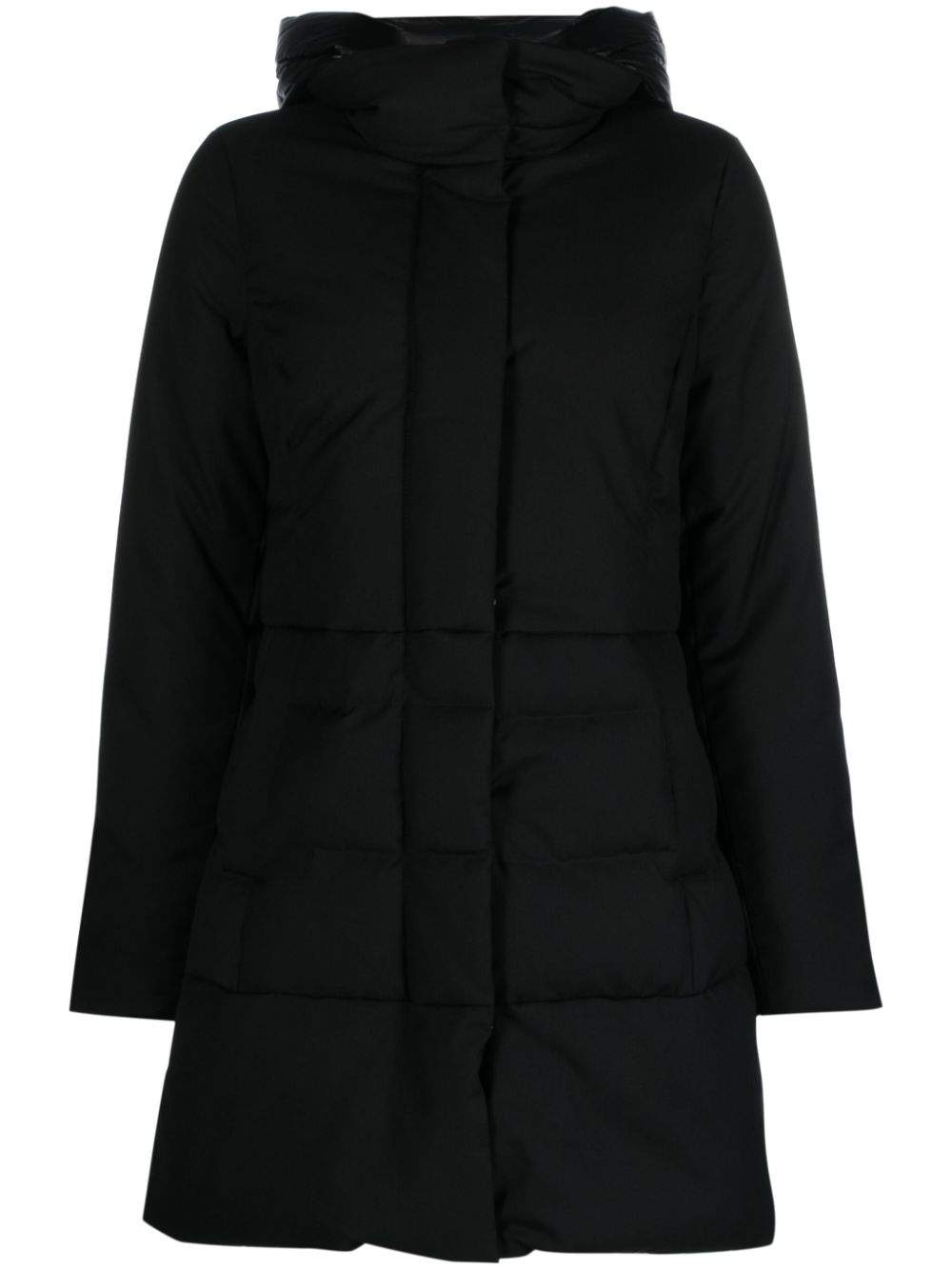 Woolrich hooded puffer coat – Black