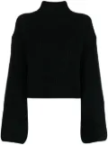 LouLou de Saison Faro ribbed-knit cashmere jumper - Black