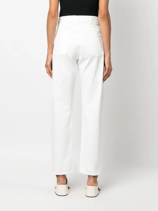 LouLou De Saison Wular ハイライズ ストレートジーンズ
