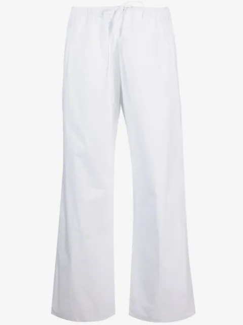 Matteau straight-leg organic-cotton trousers