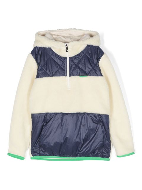 Bogner Kids Elmas panelled half-zip hoodie