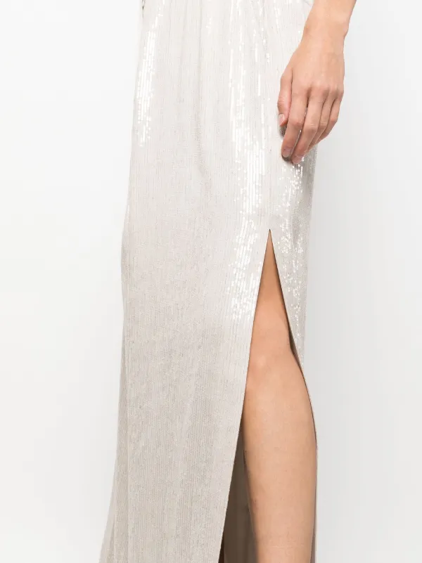 Brunello Cucinelli Sequin Embellishment Maxi Skirt
