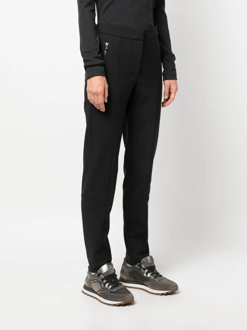 Brunello Cucinelli Slim-fit broek Zwart