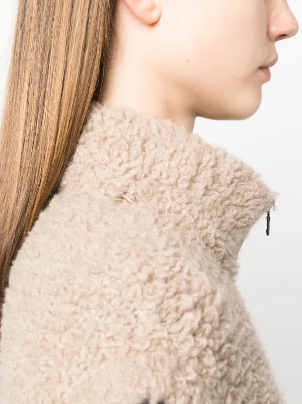 Brunello Cucinelli faux-fur zip-up Gilet | Brown | FARFETCH ID