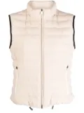 Brunello Cucinelli zip-up padded gilet - Neutrals