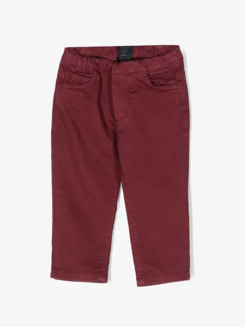Fay Kids slim-cut chino trousers
