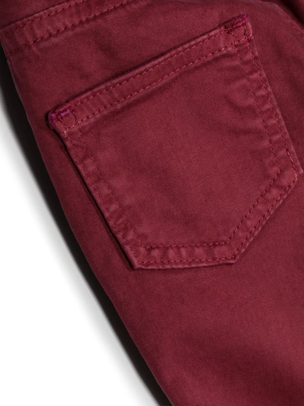 Fay Slim-cut Chino Trousers In Red