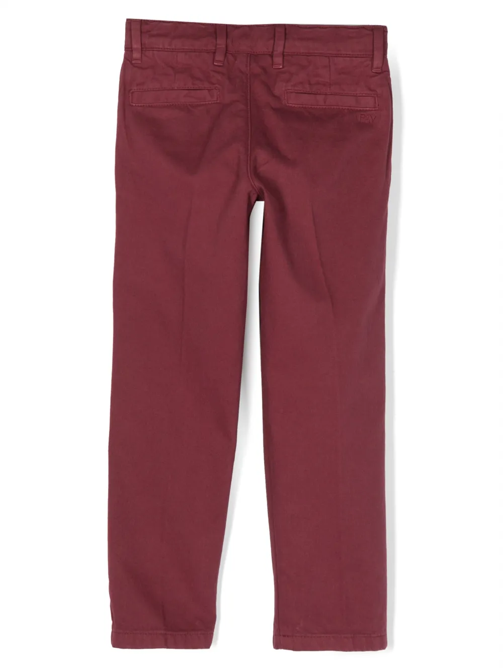 Fay Kids slim-cut chino trousers - Rood