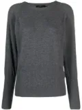 Seventy ribbed crew-neck jumper - Grey