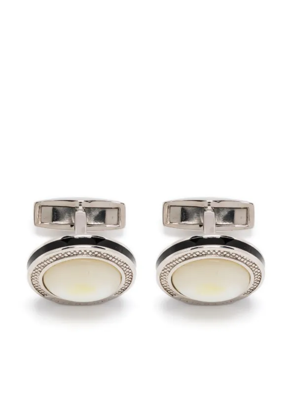 TATEOSSIAN　カフス　No.1141 TATEOSSIAN | Compass Motif Rhodium-plated Cufflinks | Men