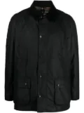 Barbour collared wax jacket - Black