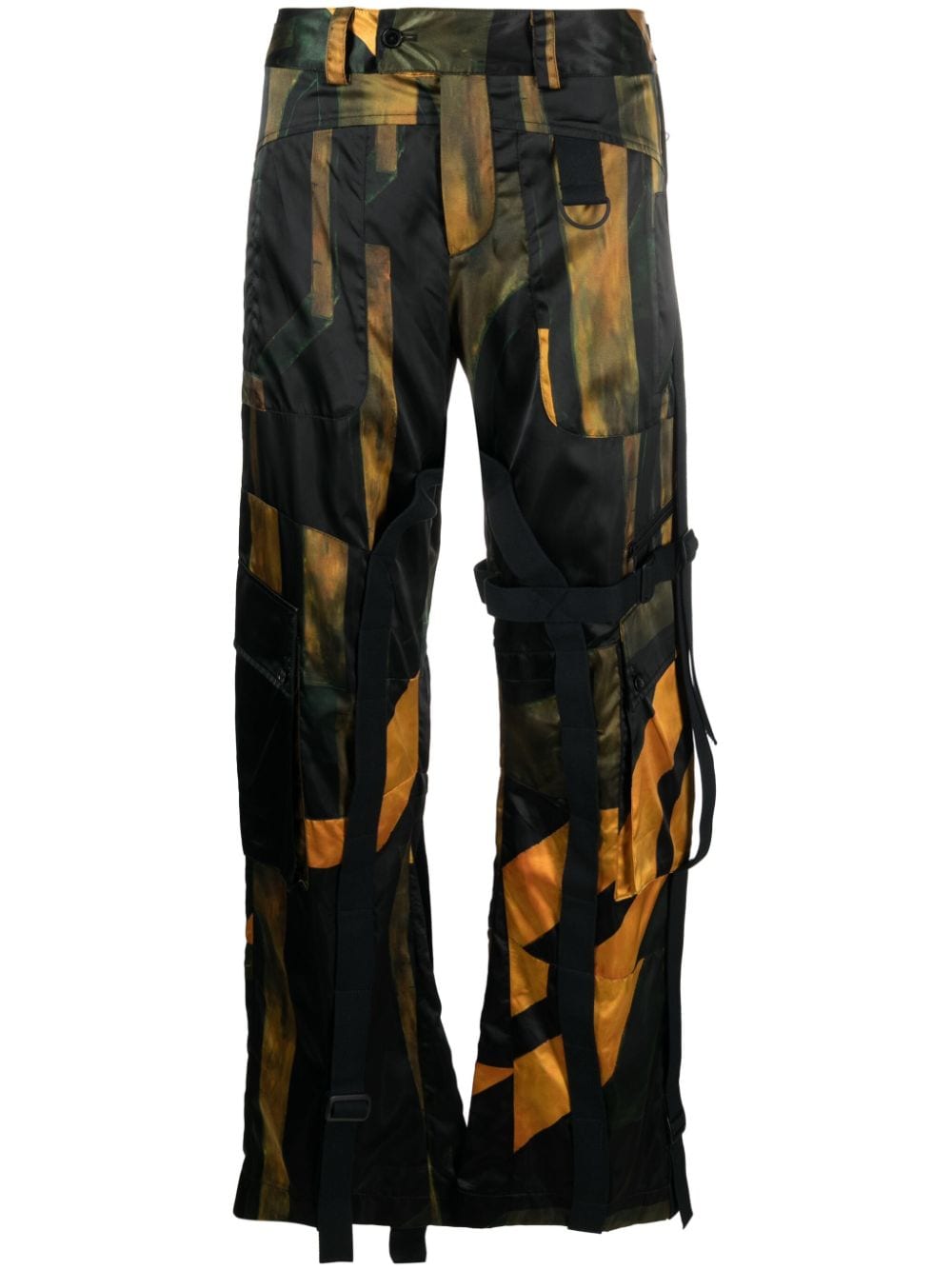 Louisa Ballou abstract-pattern Cargo Trousers - Farfetch