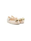 Mini Melissa Sweet Love ballerina shoes - White