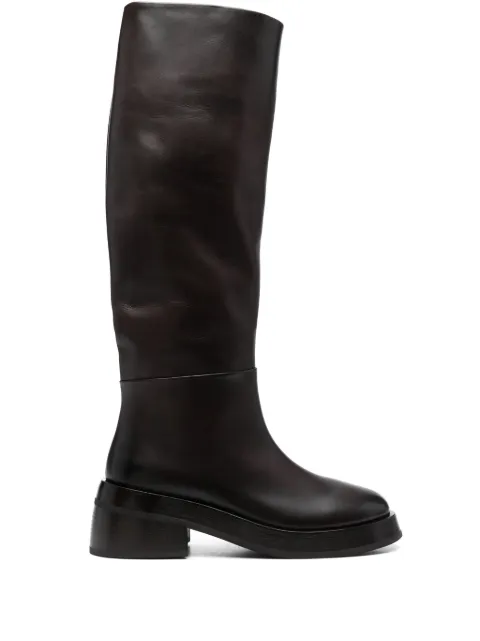 Marsèll Chamois 60mm leather boots