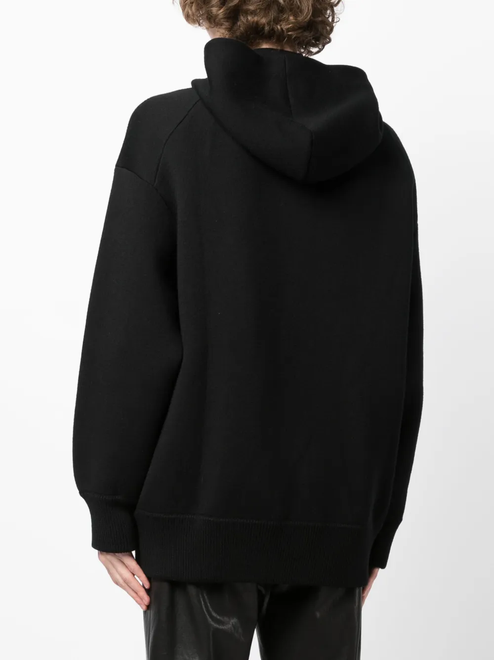 ALEXANDER MCQUEEN★Black Pieced Skull Roses Graphic Hoodie XS NEW $930 ALEXANDER MCQUEEN Men's Black Pieced SKULL ROSES