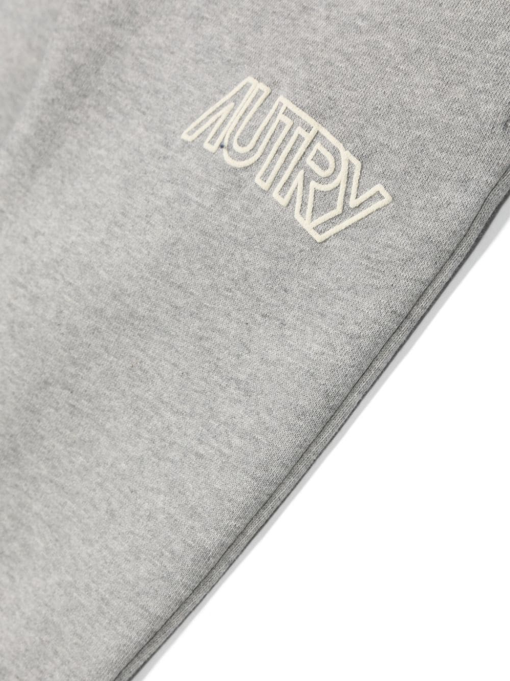 Shop Autry Logo-print Cotton Track Trousers In Grey