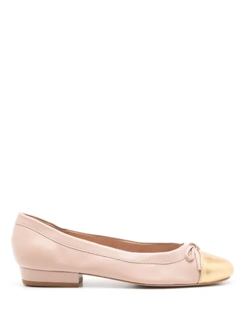 Sarah Chofakian Martina bow-detail ballerina shoes