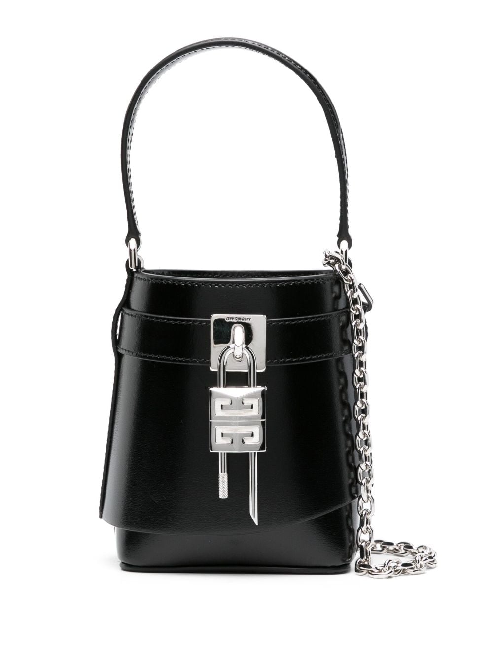 Image 1 of Givenchy Shark Lock leather bucket bag