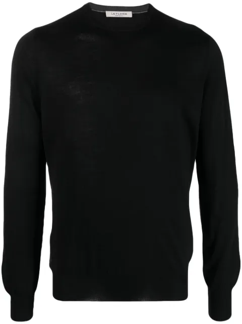 Fileria round-neck virgin-wool jumper