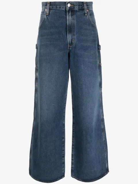 AGOLDE mid-rise wide-leg jeans 