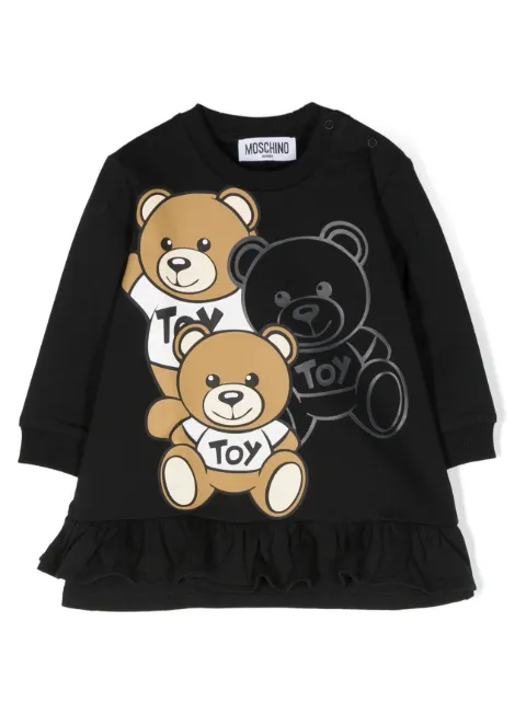 Moschino Kids Teddy Bear-motif cotton T-shirt
