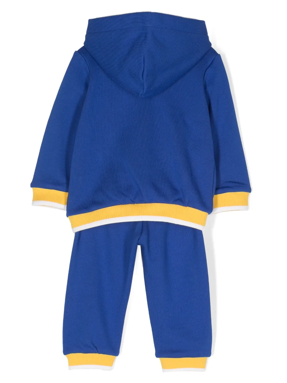 Moschino Kids Trainingspak met geborduurd logo - Blauw