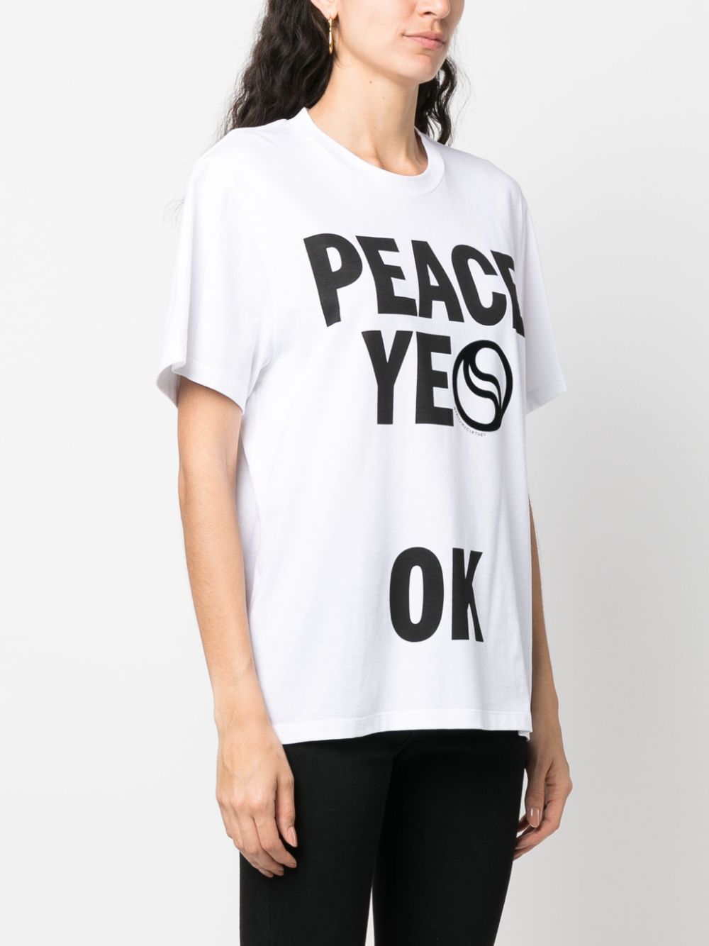 Stella McCartney slogan-print cotton T-shirt Women