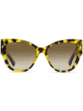 DSQUARED2 EYEWEAR cat-eye tinted sunglasses - Brown
