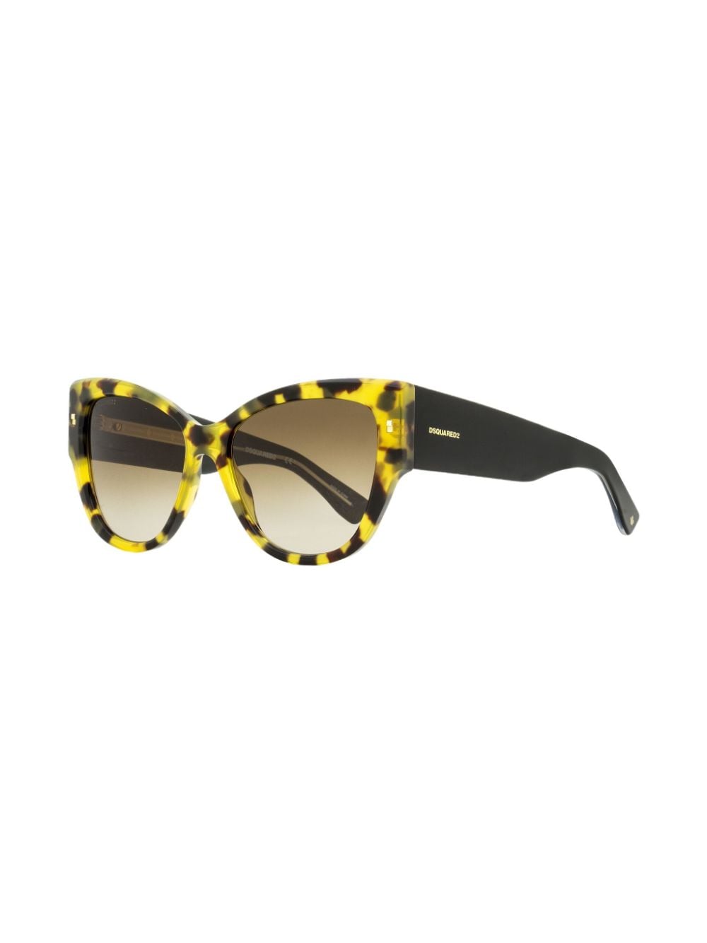 Shop Dsquared2 Cat-eye Tinted Sunglasses In Brown