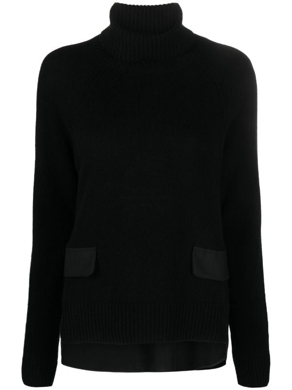 Next black polo 2025 neck jumper