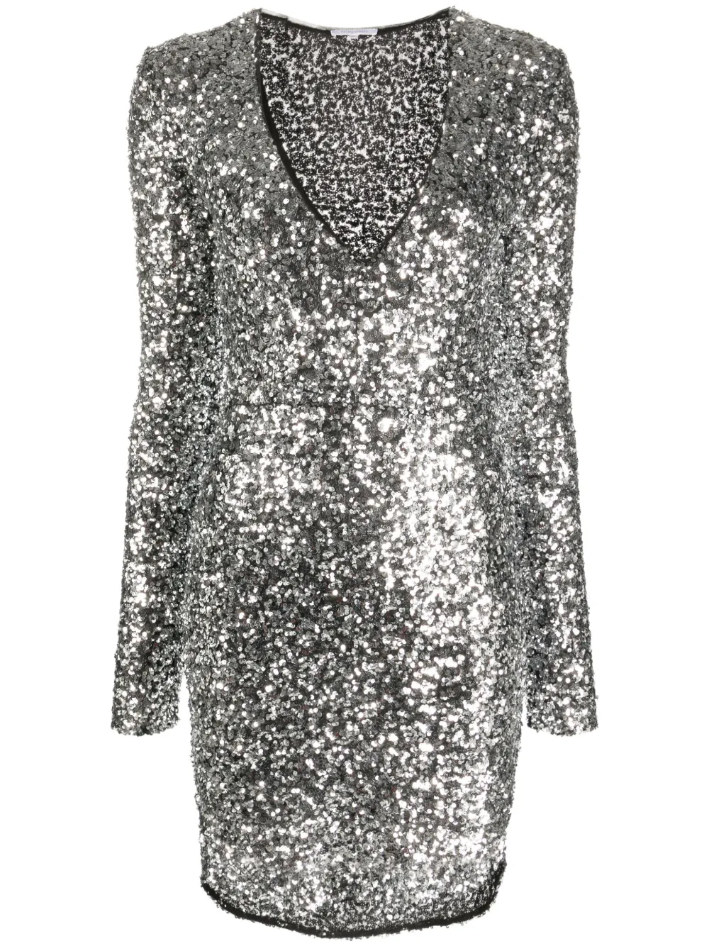 Patrizia Pepe V-neck sequined mini dress · I