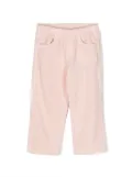 Il Gufo elasticated-waist corduroy trousers - Pink